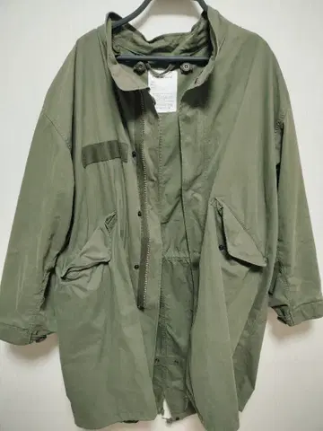 FREAK'S STORE 올리브 그린 롱 모즈 코트