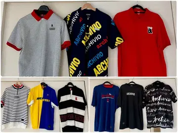 아르치비오 여름 아이템 셔츠 9종 세트 archivio 피케 셔츠 모크넥