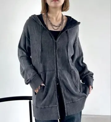 PAGEBOY 후드티 빈티지 니트 ZIP 후드티