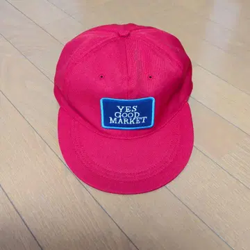 캡 YES GOOD MARKET 레드 일본제