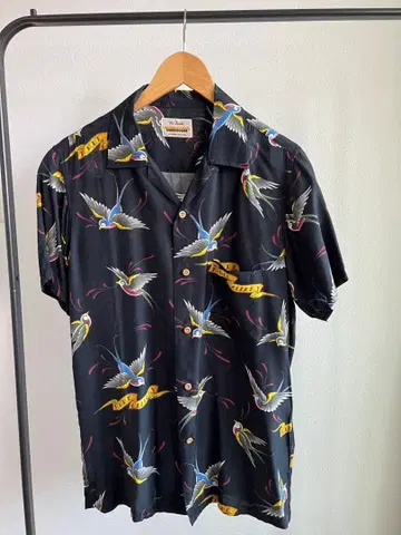 루드 갤러리 스와로 올 패턴 하와이안 셔츠