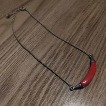 빨간 코랄 목걸이
