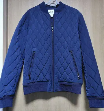 ZARA 네이비 퀼팅 자켓 아우터
