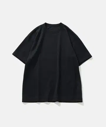 BIO TOP 하이 게이지 인터락 니트 크루 T셔츠