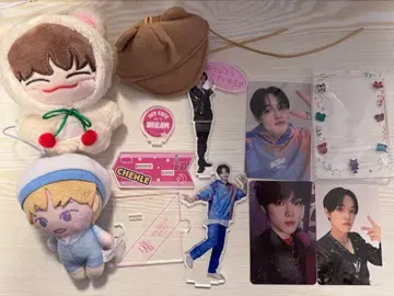 NCT DREAM 천러 봉제 인형 트레이딩 카드 아크릴 스탠드