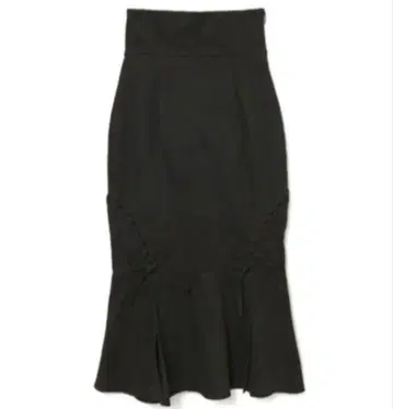 meltthelady 레이스업 슬림핏 스커트