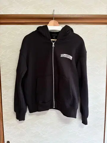 크롭 풀 집업 후드티