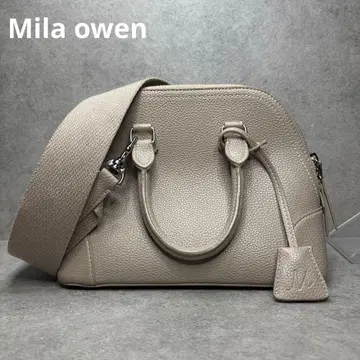 컨디션 최상! Mila Owen (밀라 오웬) 와이드 숄더 보스턴 백