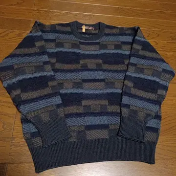 울 100% 일본제 니트 스웨터 M