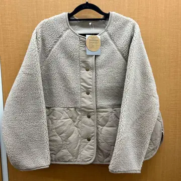 보아 퀼트 숏코트