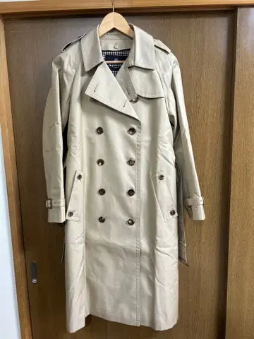 새상품급 아쿠아 스큐텀 베이직 트렌치 코트 롱 10