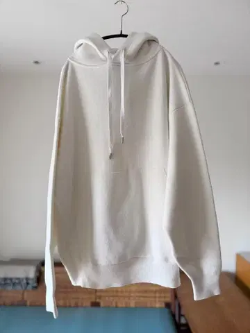 CABAN 캐밴 캐시미어 혼방 후드티 화이트 L