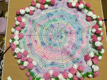 꽃다발 담요(핑크)