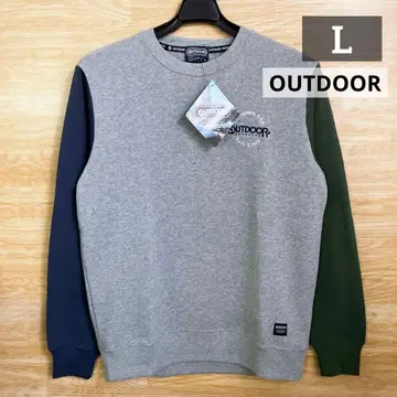 새상품 아웃도어 트레이닝복 맨투맨 속기모 그레이