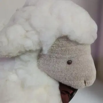 우치노(주) 제작 우치노 팜랜드 양 봉제 인형 레트로