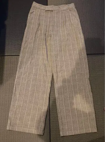 RHC 스트라이프 와이드 팬츠 그레이