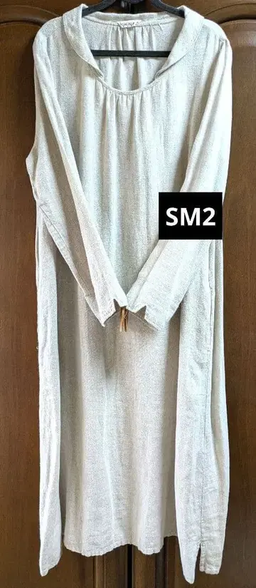 SM2 쁘띠 옷깃 원피스 린넨