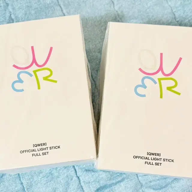 qwer 공식 응원봉 풀패키지 세트 미개봉