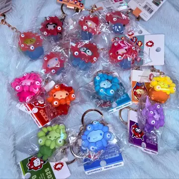 [ 최저가 ] 최애 컬러 클리어 컬러 산리오 미야쿠미야쿠 키링 컴프