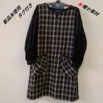 [ 택 포함 미사용 새상품 ] 기모 격자 룸웨어