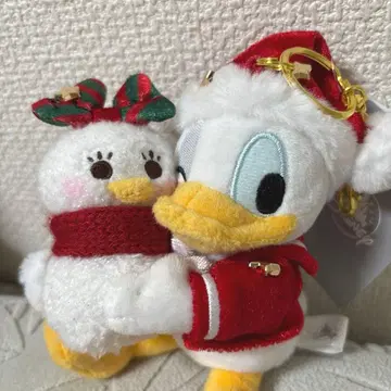 [ 익명 배송 ] 디즈니 스토어 도날드 봉제 인형 키링 키체인