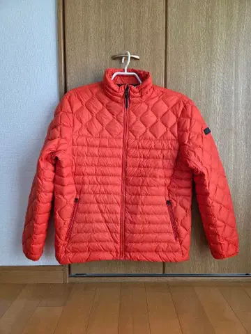 오렌지 다운 자켓 퀼팅