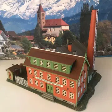 철도 모형 HO 게이지 FALLER B-265 낡은 공장 스트럭처