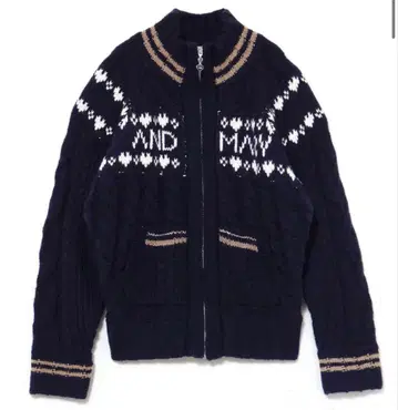 andmary Mary 니트 코위찬 네이비