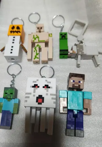 [ 최종 가격 인하 ] 마인크래프트 피규어 키체인 묶음 판매