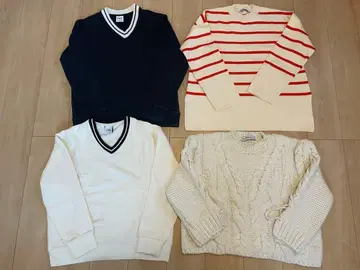 여성 의류 묶음 판매 4벌 ZARA (자라) 니트 트레이닝복