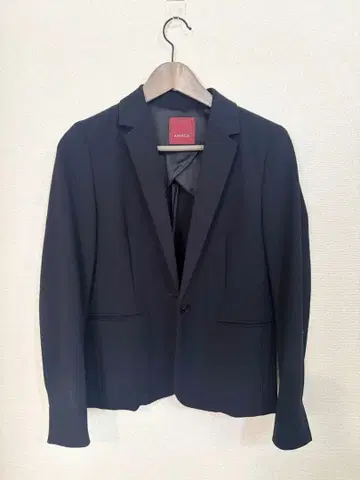 [ AMACA ] 고급 블랙 테일러드 자켓 40