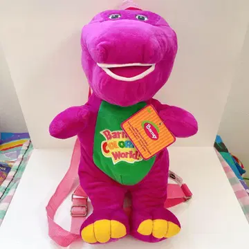 Barney 버니 봉제 인형 백팩 아메토이