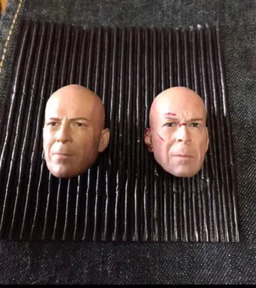 1/6 브루스 윌리스 피규어 헤드 2개 세트