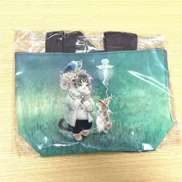 고양이 런치 토트백