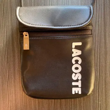 LACOSTE 숄더백 블랙 미니 사이즈 남녀 공용