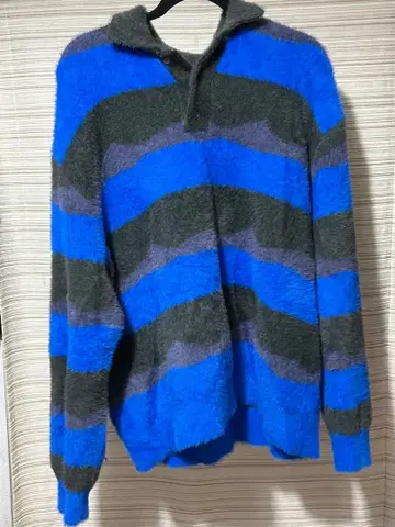 ZARA 샤기 니트 보더