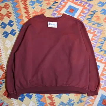 00s Champion 리버스 위브 무지 보르도 맨투맨