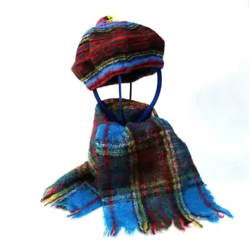 70년대 스코틀랜드제 Anderson 베레모 & 머플러 모헤어 & 울