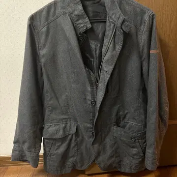 Golden Bear 그레이 버튼 자켓