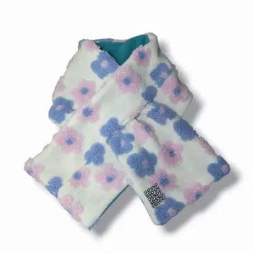 SSD 꽃무늬 보아 x 터콰이즈 블루 팁펫 머플러