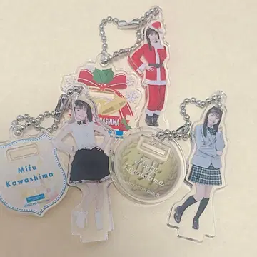 하로프로 연수생 미니 아크릴 스탠드 키링 카와시마 미후