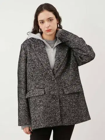 Mila Owen 후드 도킹 싱글 브레스 자켓