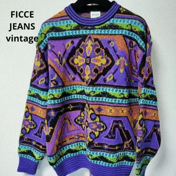 FICCE JEANS vintage Knit