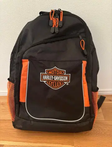 할리데이비슨 백팩 블랙/오렌지