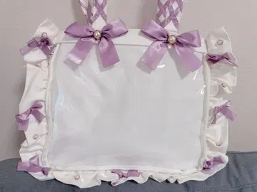 자카마트 화이트 x 라벤더 이타백 a4