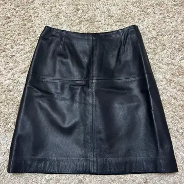 [ 새상품급 ] 매킨토시 철학 램 가죽 미니 스커트 S