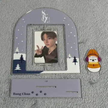 Stray Kids XMAS 2024 포토 카드 스탠드 방찬