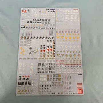 건담 데칼 DX06 1/100 유니콘 계열 Vol.2