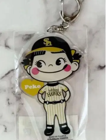 페코 소프트뱅크 호크스 아크릴 키링