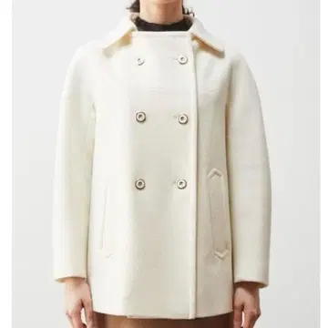 미사용 새상품 TIARA 토퍼 울 코트